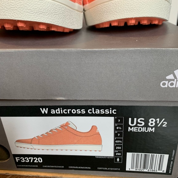 NWT and box Adidas Women’s Adicross golf shoes US 8.5 - Picture 4 of 4